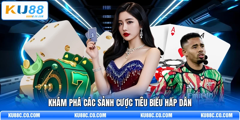 Khám phá các sảnh cược tiêu biểu hấp dẫn