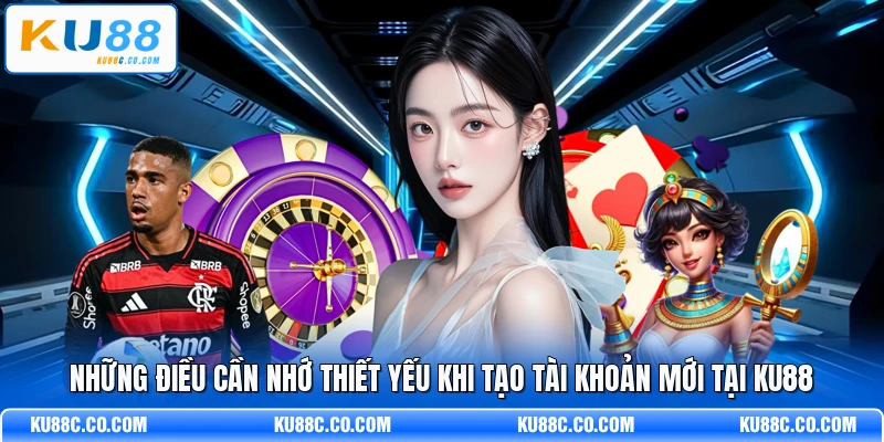 Những điều cần nhớ thiết yếu khi tạo tài khoản mới tại KU88